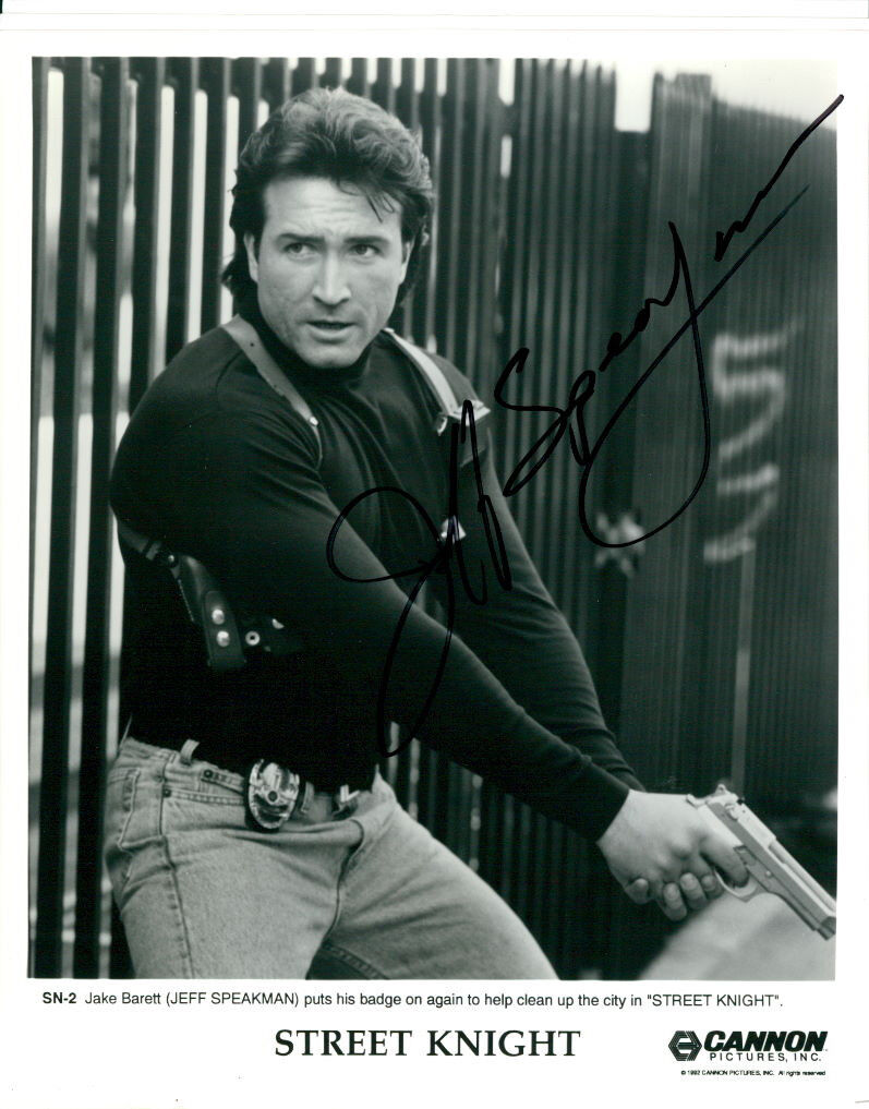 Jeff Speakman signed 8x10 Photo Poster painting COA