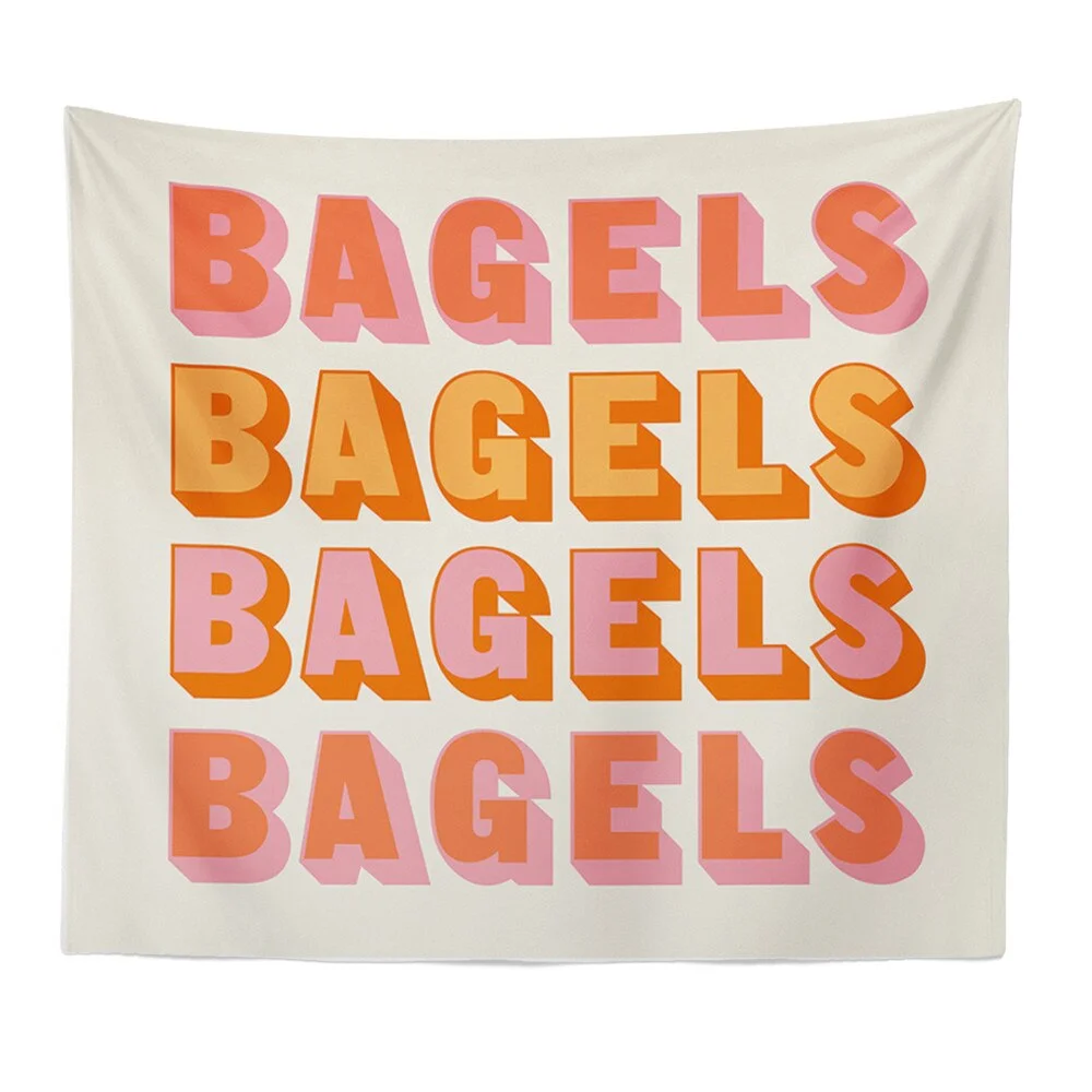 Pink Creative Series Wall Tapestry Personality Cartoon Pattern Printed Wall Cloth Tapestry Hippie Art Home Decor Yoga Mat Carpet