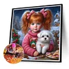uk.everydayedeals (Limited Stock)Diamond Painting - Full Round - Girl(40*40cm)