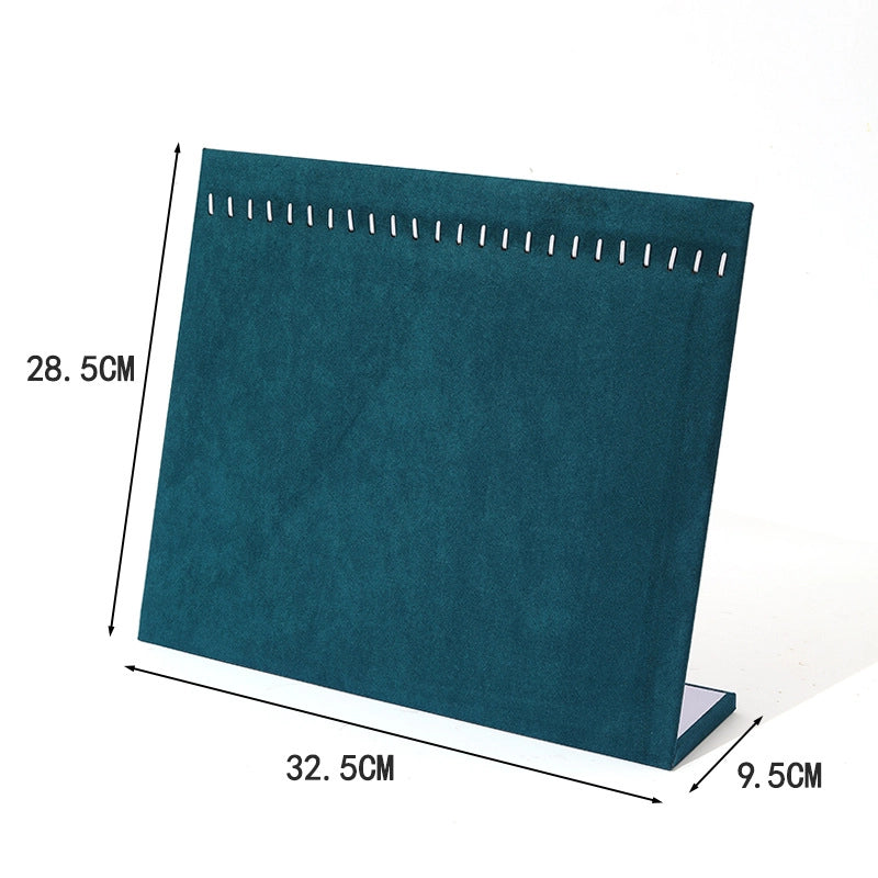 1 Piece Wood Flannel Casual Minimalist L Shape Jewelry Display