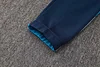 Joyfball 2024/2025 Olympique de Marseille Long Zipped Jacket Blue Soccer Jersey 1:1 Thai Quality 