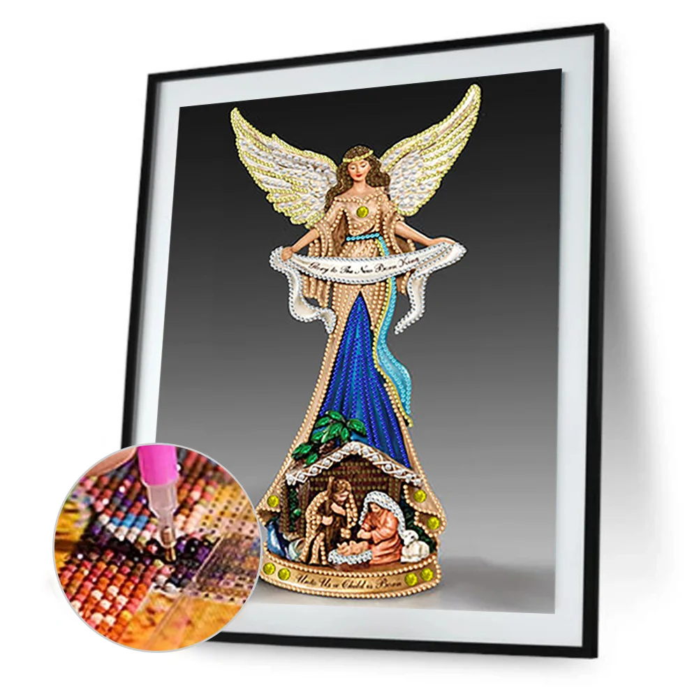 Diamond Painting - Partial Special Shaped Drill - Elegant Lady(30*40cm)