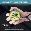 Wearslim Power Auto Start Spinner Gyroscopic Wrist and Forearm Exerciser Strengthener, Gyro Ball with Dynamic LED Lighting - Advance Level