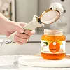 Ouvre-bocal r&eacute;tractable r&eacute;glable en acier inoxydable