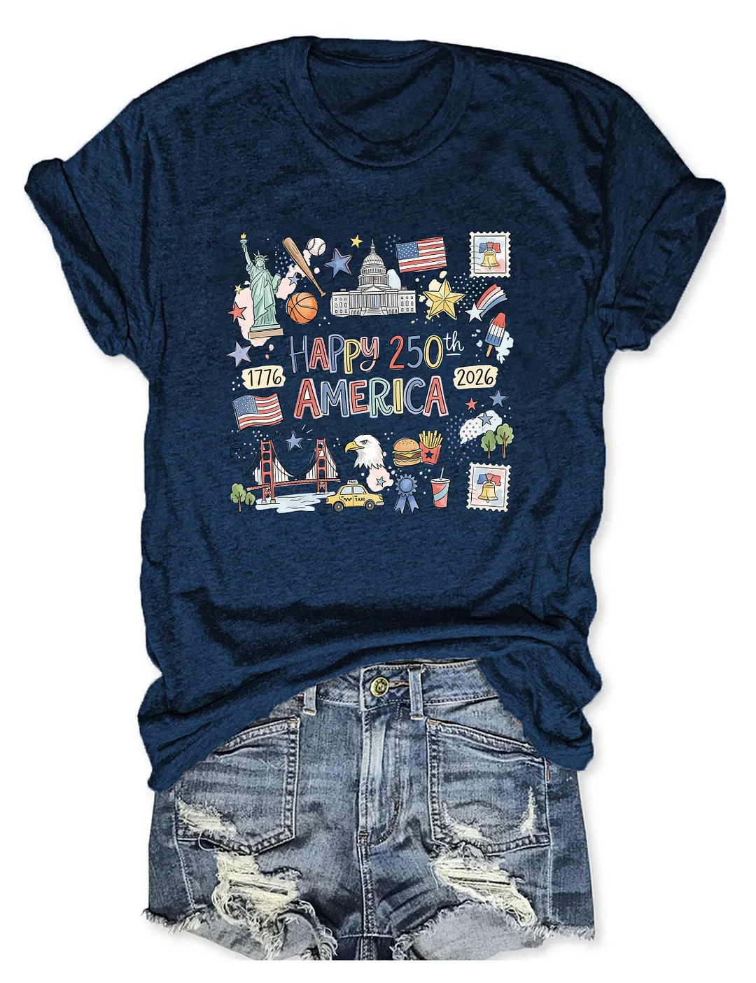 Happy 250th America T-shirt