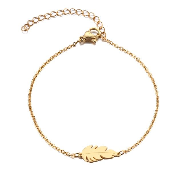 YOY-Gold And Rose Gold Color Pulseira Bracelet For Women