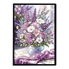 Special Shaped Lavender Flower Diamond Painting Journal Notebook Kit