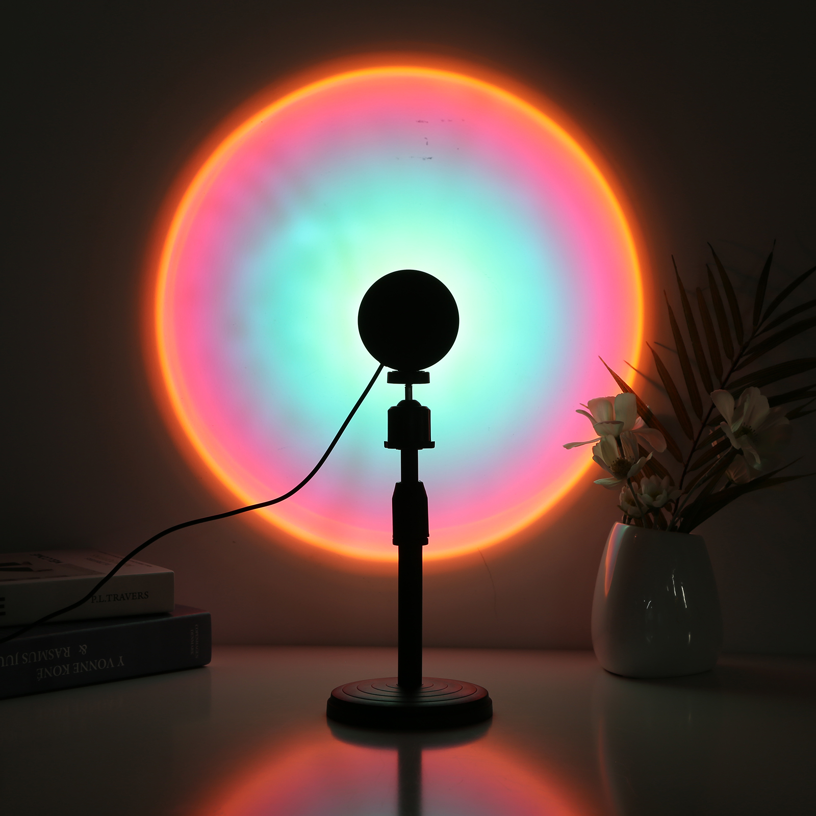 

Rainbow LED Photography-Sunset Laser Projector Night Light, 501 Original