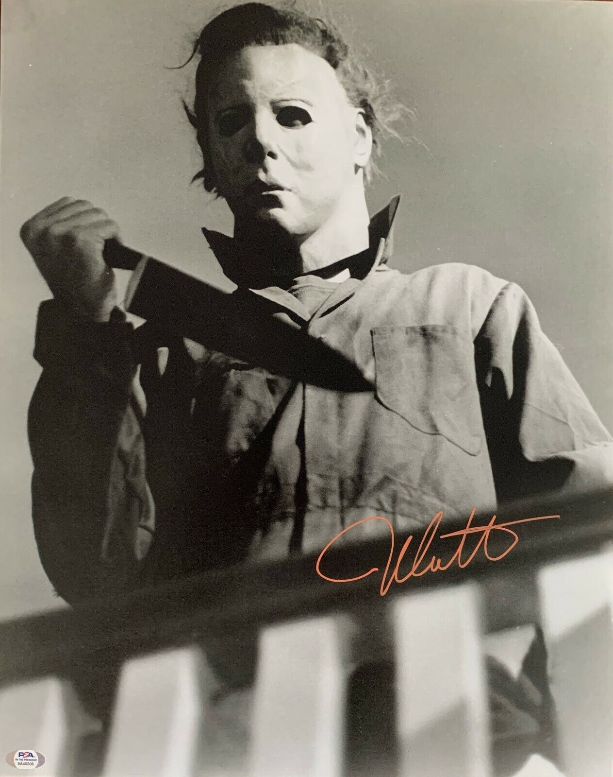 Nick Castle autographed signed 16x20 Photo Poster painting Halloween PSA COA Michael Myers