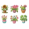 6 PCS Pot - 5D DIY Sticker Magnet
