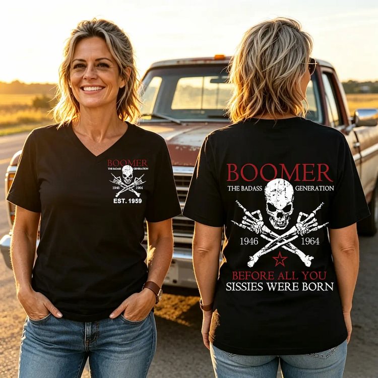 Custom Year Women&rsquo;s Tee | Before All You Sissies Were Born Vintage Graphic Shirt