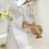 6Pcs DIY Diamond Painting Cowboy Keychain