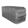 [US Local Warehouse] 420D Oxford Fabric Travel Trailer RV Cover Anti- Trailer Cover for Winter Snow