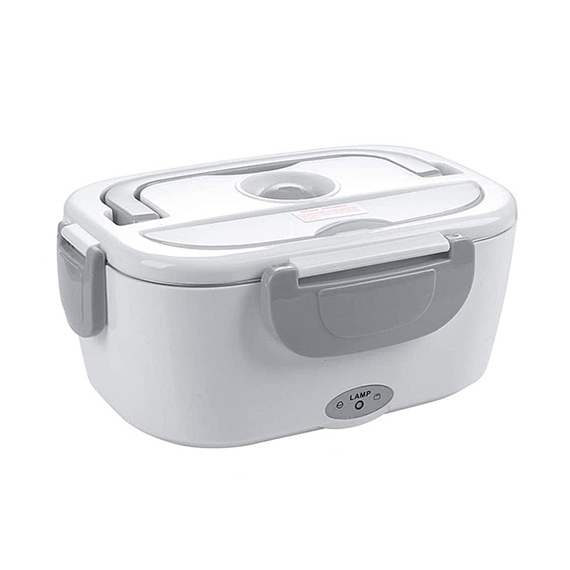 Us Plug Electric Lunch Box, Food Heater With 2 Compartments