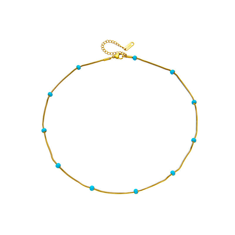 Chain Titanium Steel Electroplating Necklaces