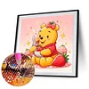 Diamond Painting -5D Full Round Drill Bear Strawberry