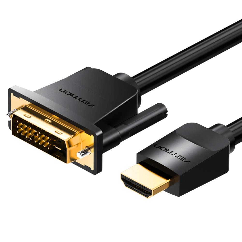 

Vention HDMI-compatible to DVI Cable DVI-D 24+1Pin 1080P HDMI-compatible Cable for LCD DVD HDTV, 501 Original