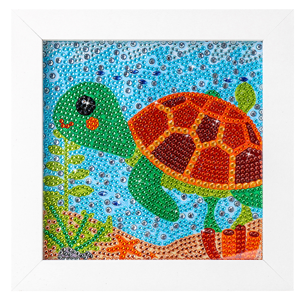 

Turtle (With Frame) - Special Shaped Diamond Painting - 15*15CM, 501 Original