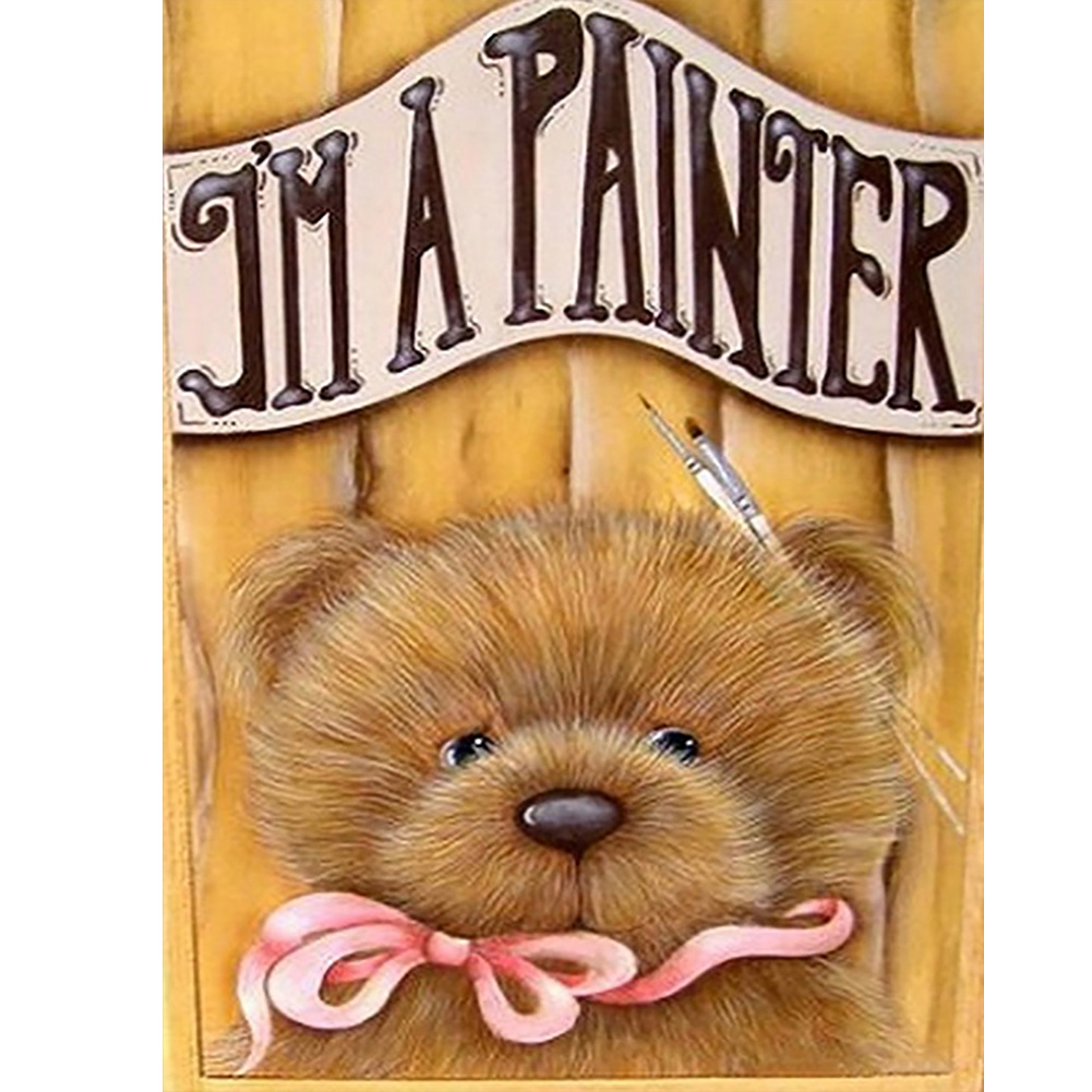 

Cartoon Bear - Round Drill Diamond Painting - 30*40CM, 501 Original