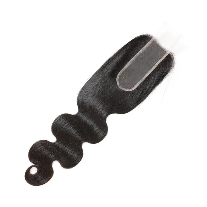 2x6 HD Body Wave Free Part Premium Raw Hair Lace Closure ALIQUEEN