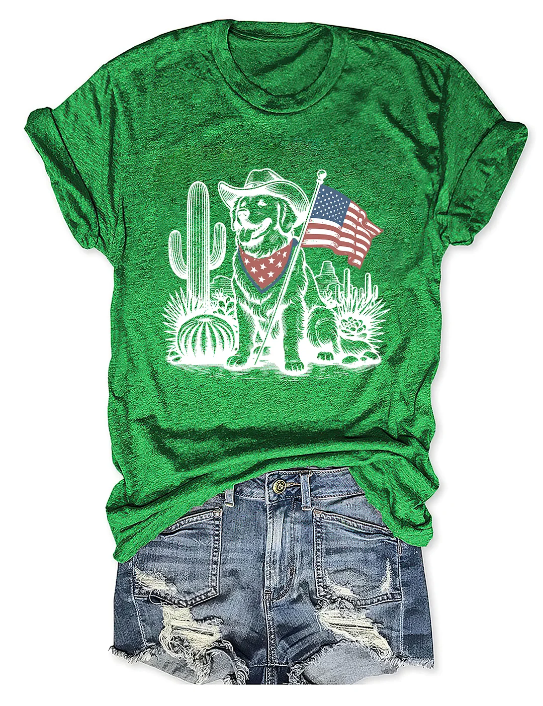 Golden Retriever 4th Of July T-shirt