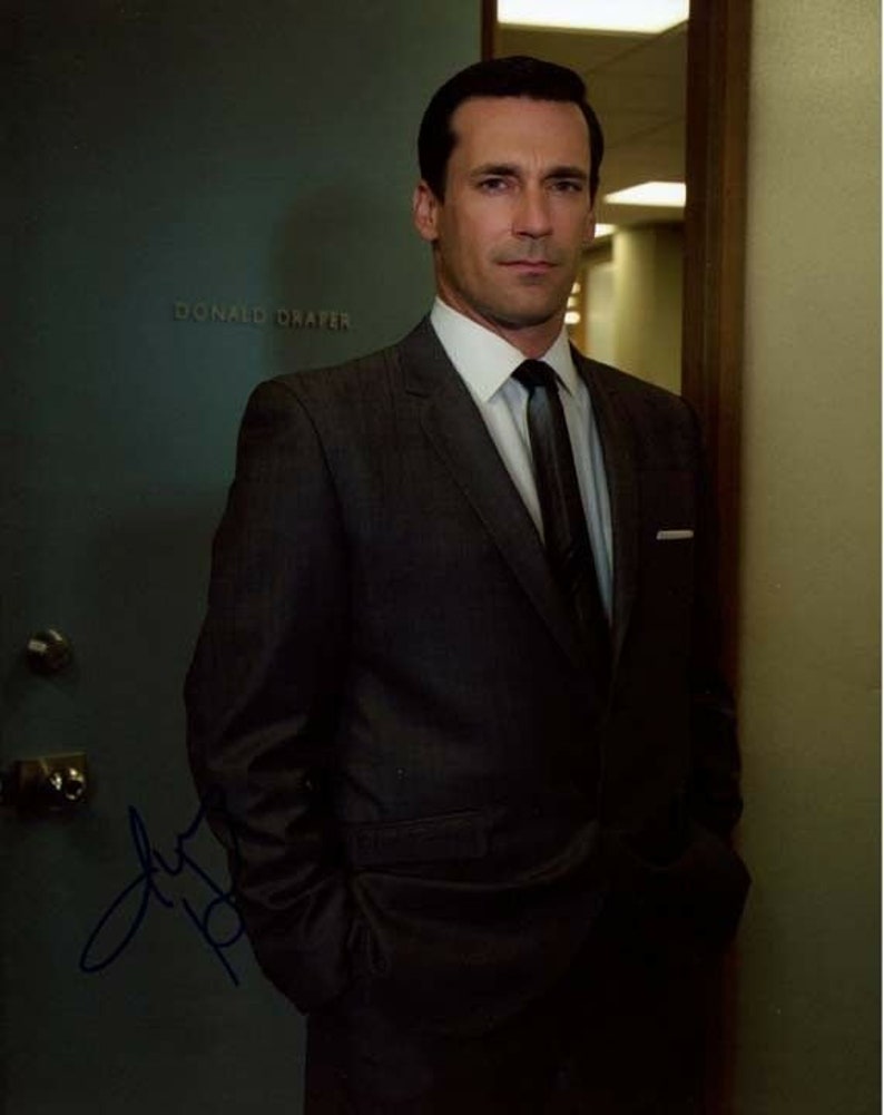 Jon hamm signed autographed donald draper mad men 11x14 Photo Poster painting