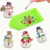12pcs DIY Diamond Painting Keychain | snowman (Single Side)