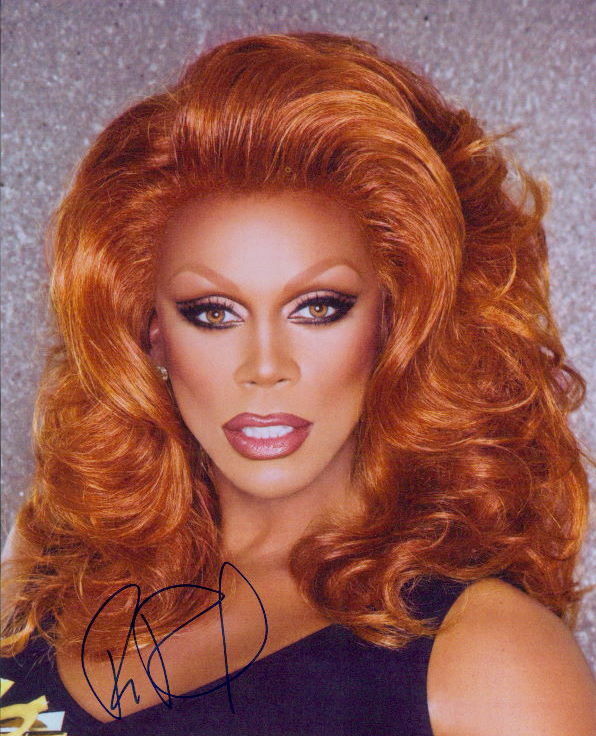 RuPaul (RuPaul's Drag Race) vintage signed 8x10 Photo Poster painting In-person