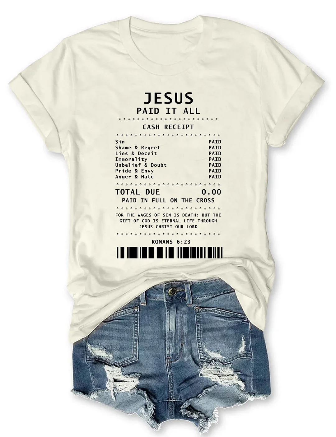 Jesus Paid It All T-shirt