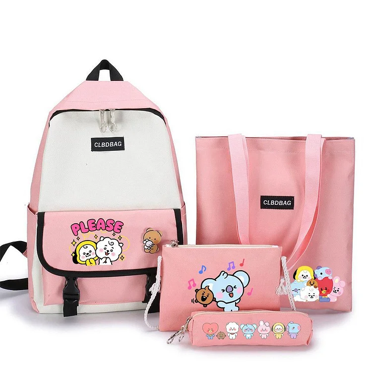 BT21 Baby Collective Four-piece Backpack