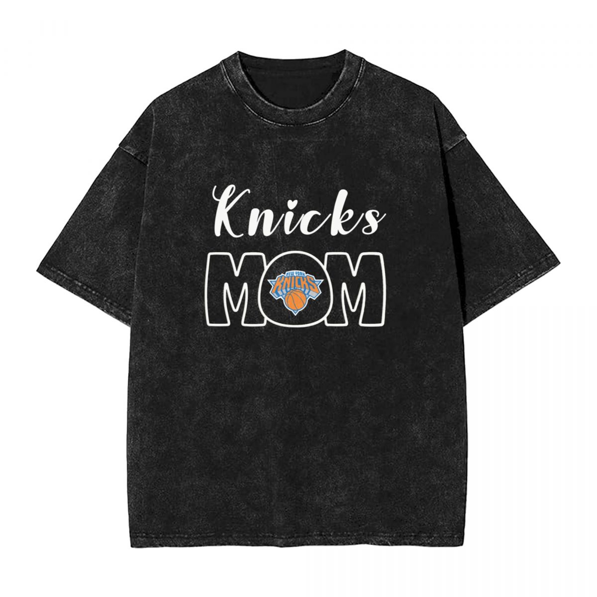 New York Knicks Mom Washed Oversized Vintage Men's T-Shirt