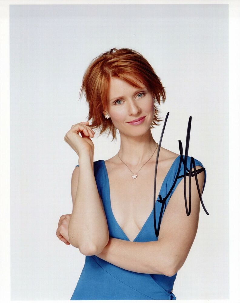 Cynthia Nixon glamour shot autographed Photo Poster painting signed 8x10 #8