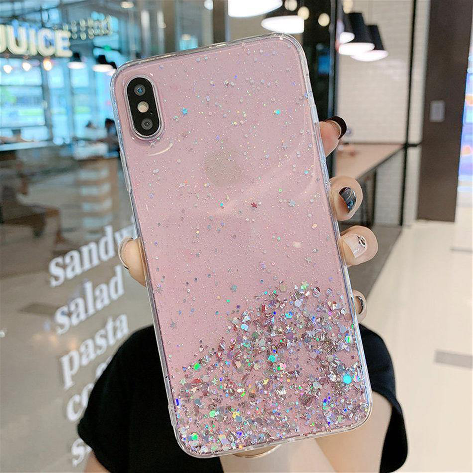 Glitter Foil Powder Case For iPhone-VESSFUL
