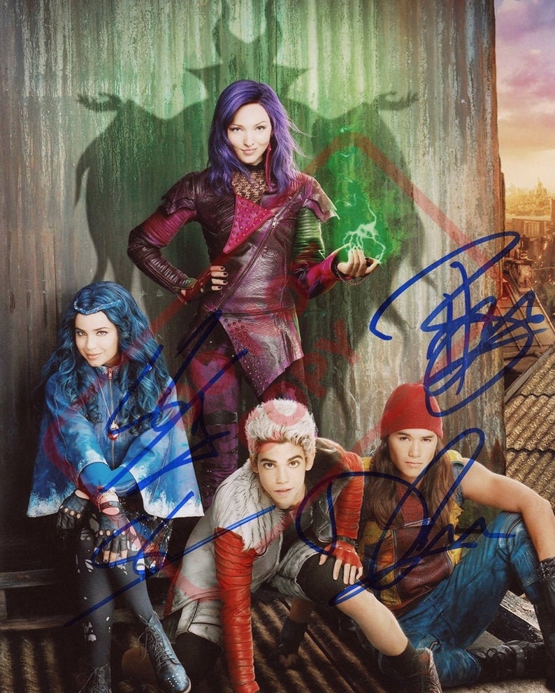 Disneys Descendants cast 8.5x11 Autographed Signed Reprint Photo Poster painting