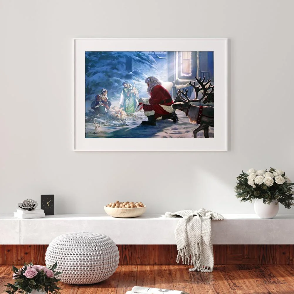 Diamond Painting - Full Round Drill - Santa Claus(30*40cm)