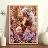 Girl - Diamond Painting - Partial Special Shaped Drill(Canvas|30*40cm)