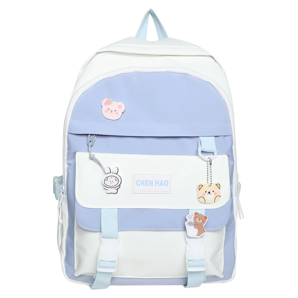 Cute Sheep Pendent Laptop Backpack Travel School Bag PE150