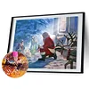 Diamond Painting -DIY Round Dril Santa Claus(50*40 CM)
