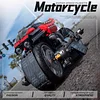 Technology machinery group moc adult assembly electric flying motorcycle electric building blocks model toy