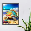>SALE<5D DIY Full Round Drill Diamond Painting Kit Beach Turtle Decoration (sz4244)