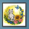 Diamond Painting -5D Full Round Drill Kitten