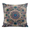 Mandala-11CT Stamped Cross Stitch Pillowcase 45*45cm