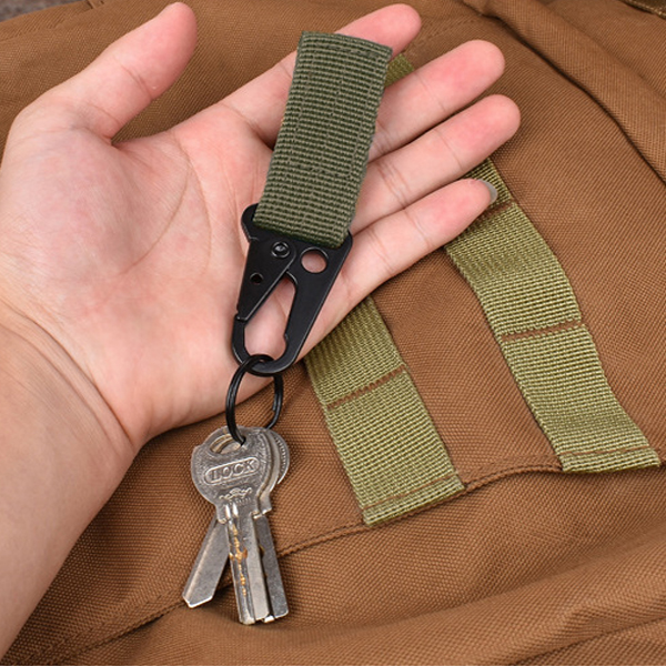 Outdoor Tactical Nylon Multifunctional Carabiner Belt Keychain / TECHWEAR CLUB / Techwear