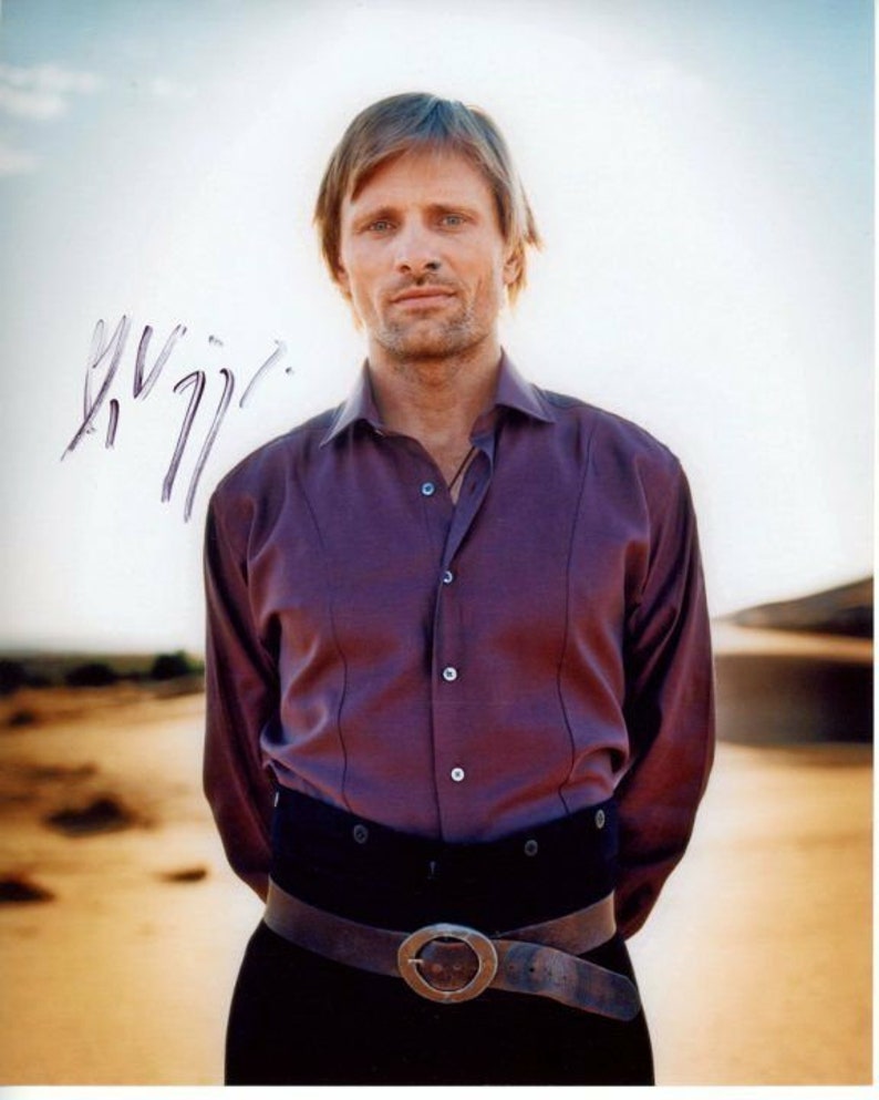 Viggo mortensen signed autographed Photo Poster painting