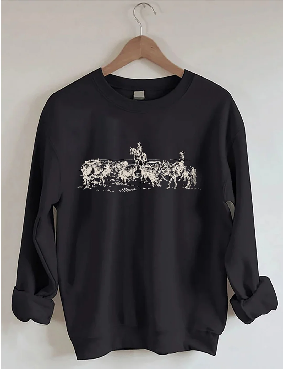 Cowboy Horse Rodeo Sweatshirt