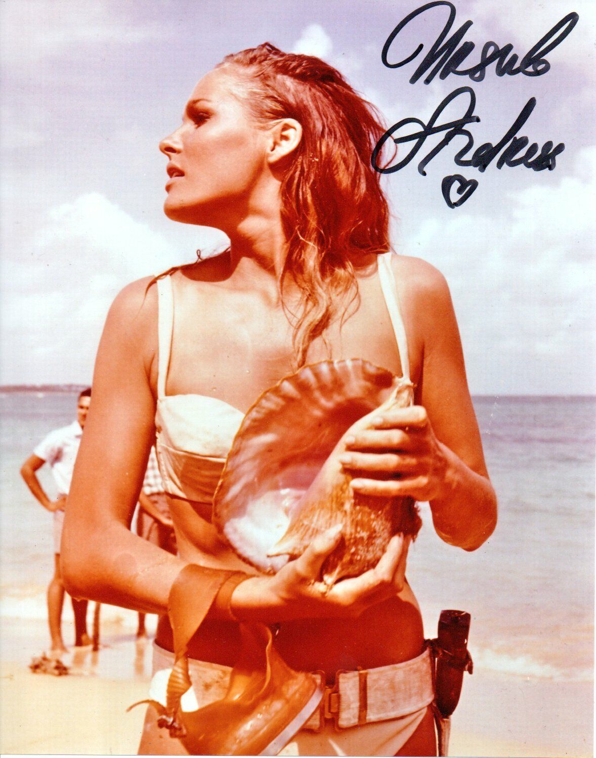 Genuine Hand Signed Ursula Andress Dr No Photo Poster painting 10 x 8 Photo Poster painting  James Bond COA