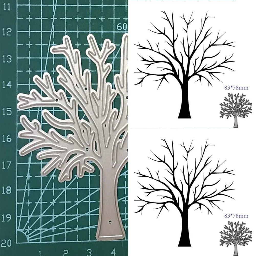 Nigikala tree Metal Cutting Dies DIY Scrapbooking Decor Card Making Embossing Craft Album Paper Stencil
