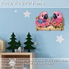 (US Local)Parrot DIY Diamond Painting Hanging Hook No Hole Punching Wall Decoration