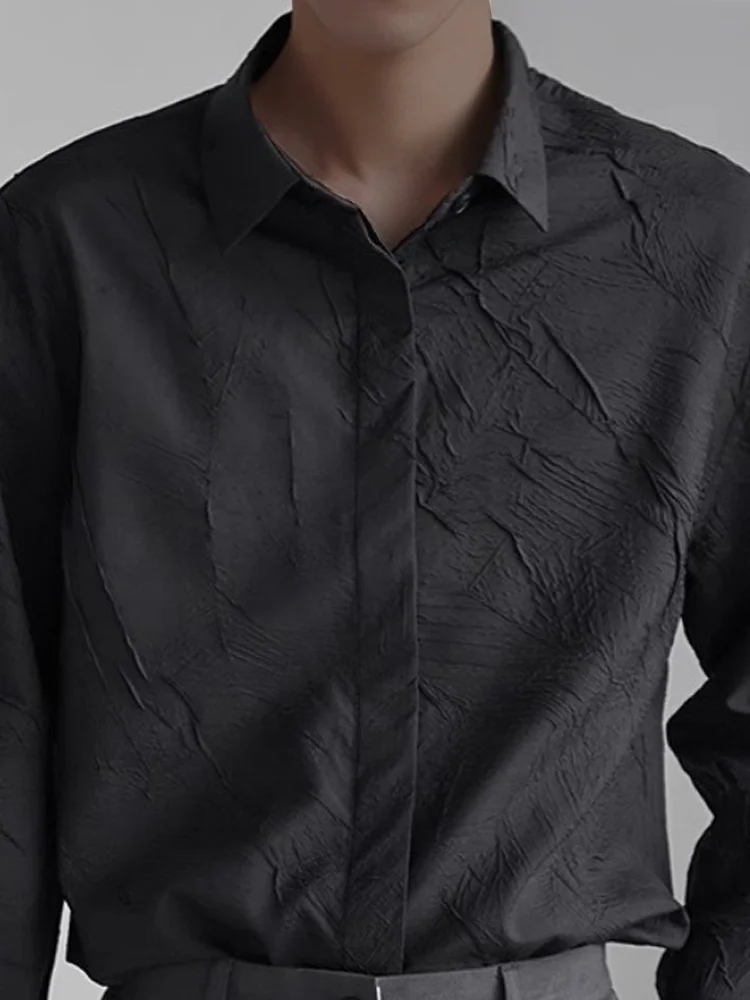 Men's Loose Japanese Art Texture Linen Blend Casual Shirt
