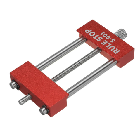 Aluminum Alloy Woodworking Rule Stop - Marking Gauge and Scriber Ruler